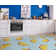 Kehr Multi Tacos Novelty Multi Blue Printed Distressed Machine Washable Area Rug