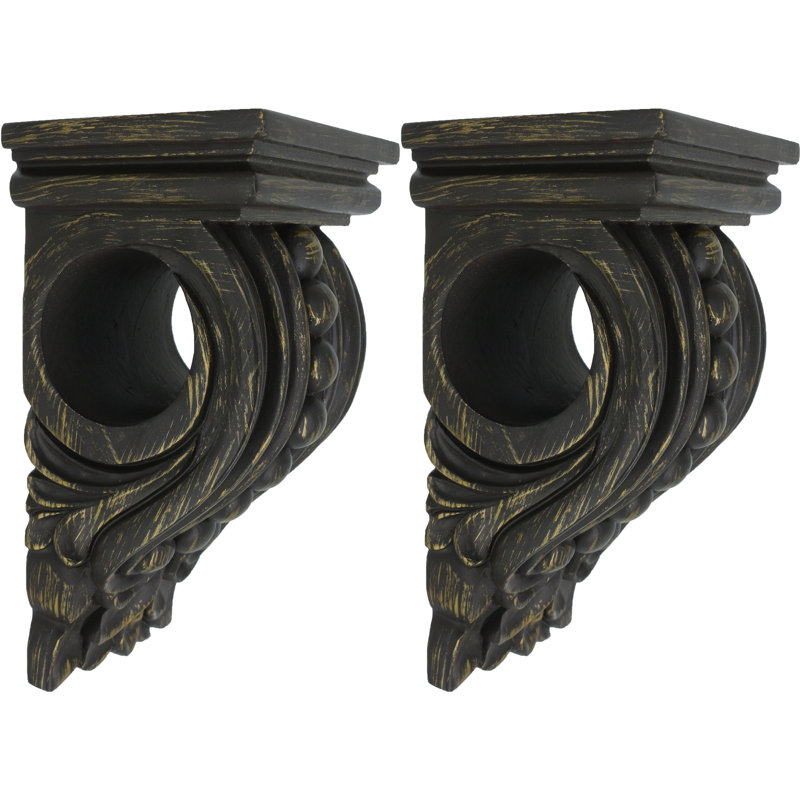 Applique pour rideau Cagney, Bronze