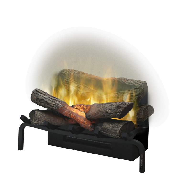 Dimplex Revillusion Electric Fireplace Log Set - Realistic Flame - 1,000 SQ FT, 19" H x 23.75" W x 12.5" D