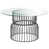 Plateau transparent / base grise