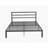 Metal Bed Frame with Headboard-1827219706