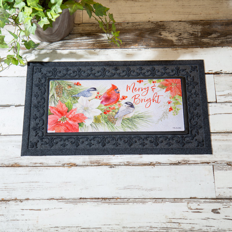 Tapis Merry and Bright Cardinal Sassafras