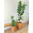 Lacak Round Rattan Decorative Storage Basket with Handles, Large-25688108