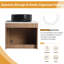 Greythor 24'' Wall-Mounted Single Bathroom Vanity With Ceramic Sink -288999559-288999552