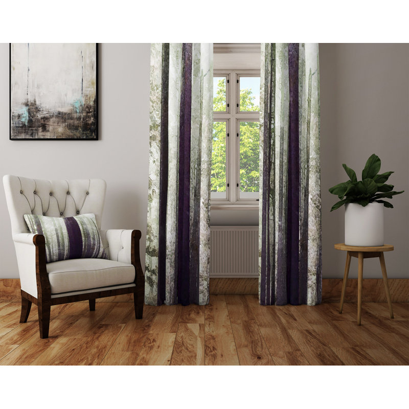 Paire de rideaux Raiford, L 40 po x L 52 po