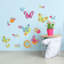Décalcomanie murale papillon brushwork