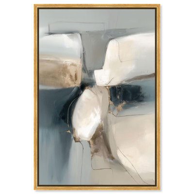 Culp III Canvas Print Boho Abstracts Art by Art Remedy, Gold Frame, 24 x 36