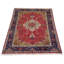 Pirley Oriental Area Rug in Red