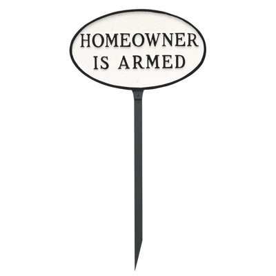 Weather Resistant Metal Garden Sign
