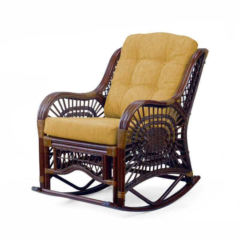 Chaise berçante Schull, Brun clair