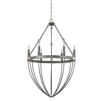 Burhall 6 - Light Dimmable Empire Chandelier
