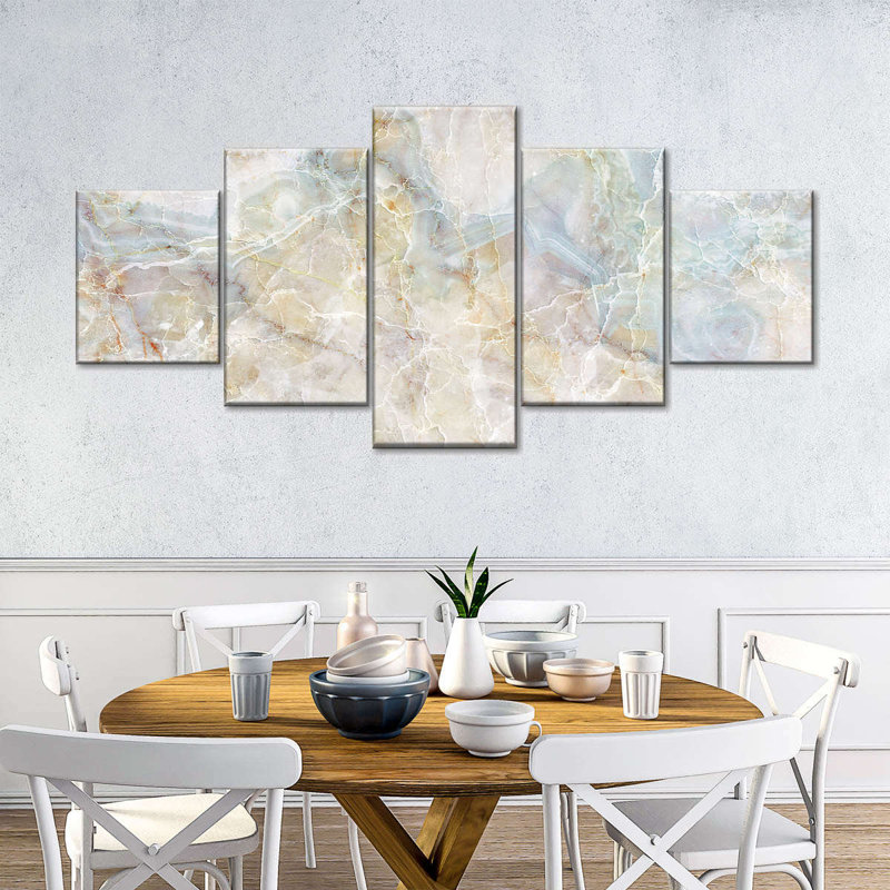 Marbre pierre abstraite, reproduction d'art sur toile, H 74 po x l 34 po x P 1,25 po