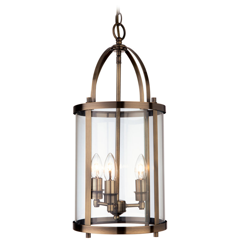 IMPERIAL 3 - Light Lantern Pendant, Antique Brass