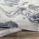 Tapis abstrait en denim / gris Bridgeton