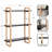 Summit Tiered Wooden Wall Storage Shelf