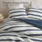 Merritt Blue Yarn-Dyed Striped 3-Piece King/Cal King Comforter-120151019-120151022
