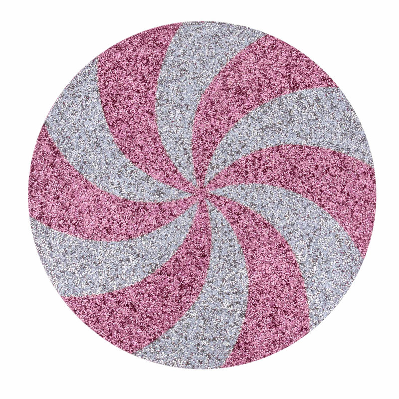 Luminous Peppermint Placemat, Pink