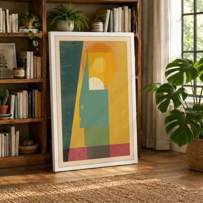 Constructivist Forms Geometric - Wrapped Canvas