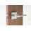 Flat Passage (Hall & Closet) Door Lever with Square Rosette