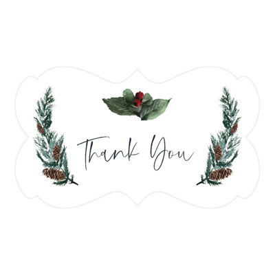 Thank You - étiquettes autocollantes