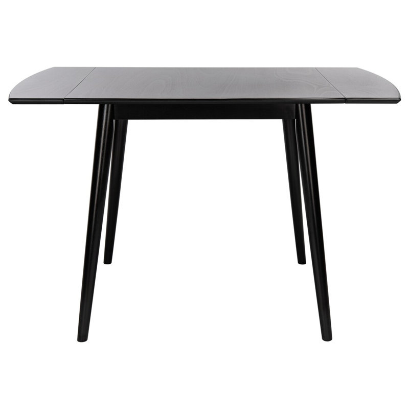 Ayelet Extendable Dining Table, Matte Black