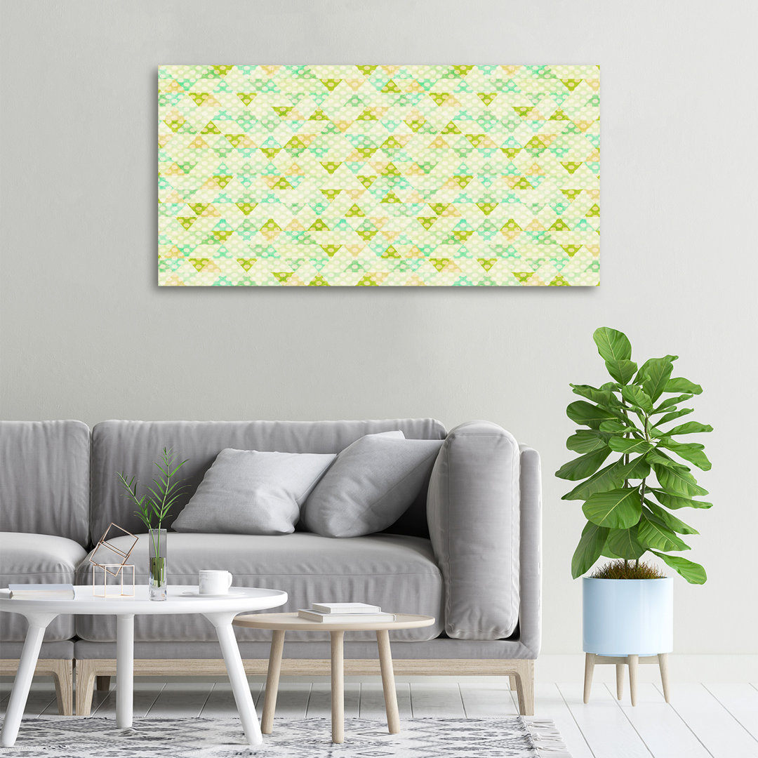 Geometric Background - Wrapped Canvas Print