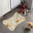 Boho Glow - 1 Piece Bone Shape Feeding Mat Anti-Skid Placemat