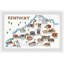 «White Kentucky Spots» par - peinture encadrée-1498498642