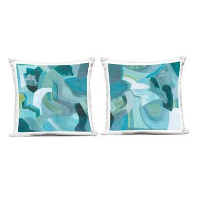 Ensemble de 2 coussins décoratifs Stupell Industries Energetic Designs par Grace Popp