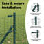 Galvanised Steel Border Fencing-490250443-490250441