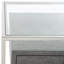 Table de bout en verre avec rangement-114380237
