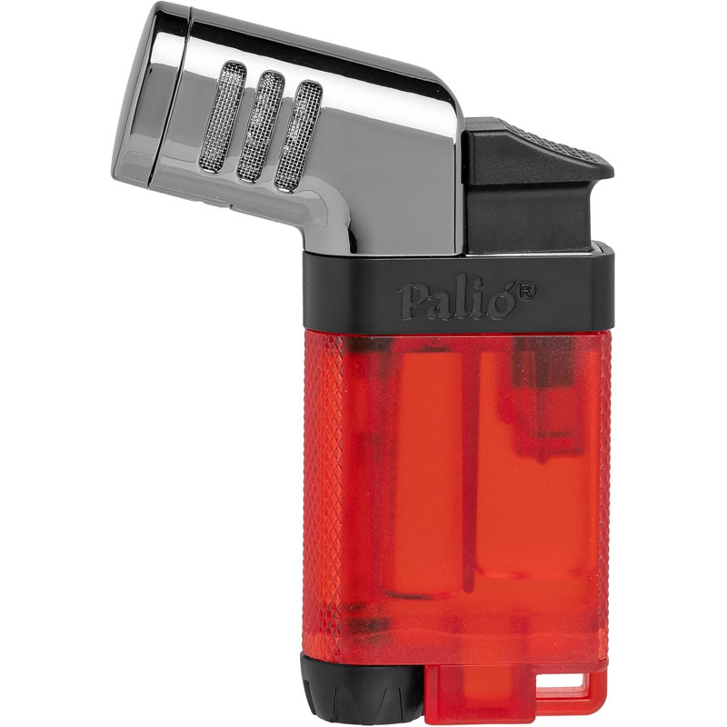 Briquet à flamme à double jet Palio Pistola, Rouge