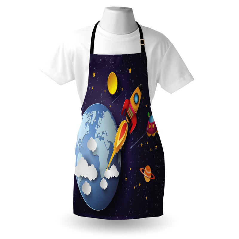 No Pattern Bib Apron