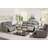 Ashbury Power Reclining Loveseat With Console & Power Headrests