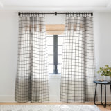 Bryndan Polyester Sheer Curtain Pair