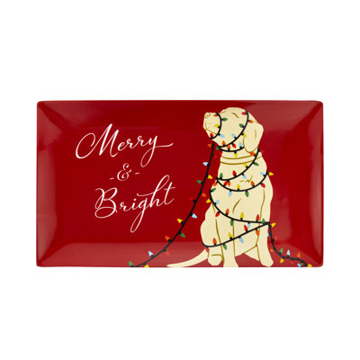 Plateau de service Merry Christmas Light