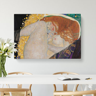 Danae Vol.2 by Gustav Klimt - Wrapped Canvas Painting