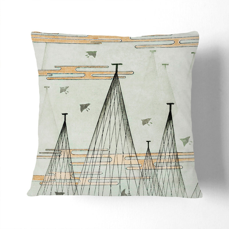 Square Throw Cushion, 40cm H x 40cm W x 15cm D, Black
