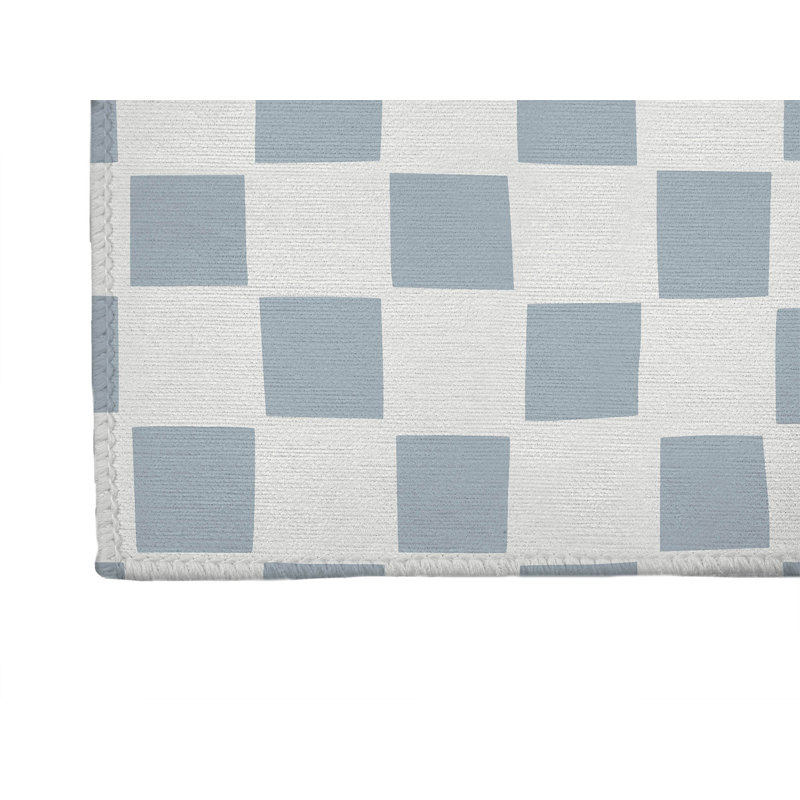 Tapis d'extérieur à carreaux antidérapant, Tapis de couloir 2 pi 6 po x 8 pi