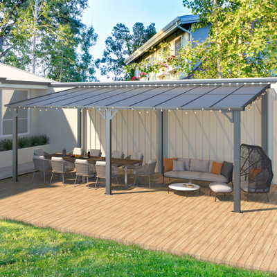 Aluminum Pergola with Canopy