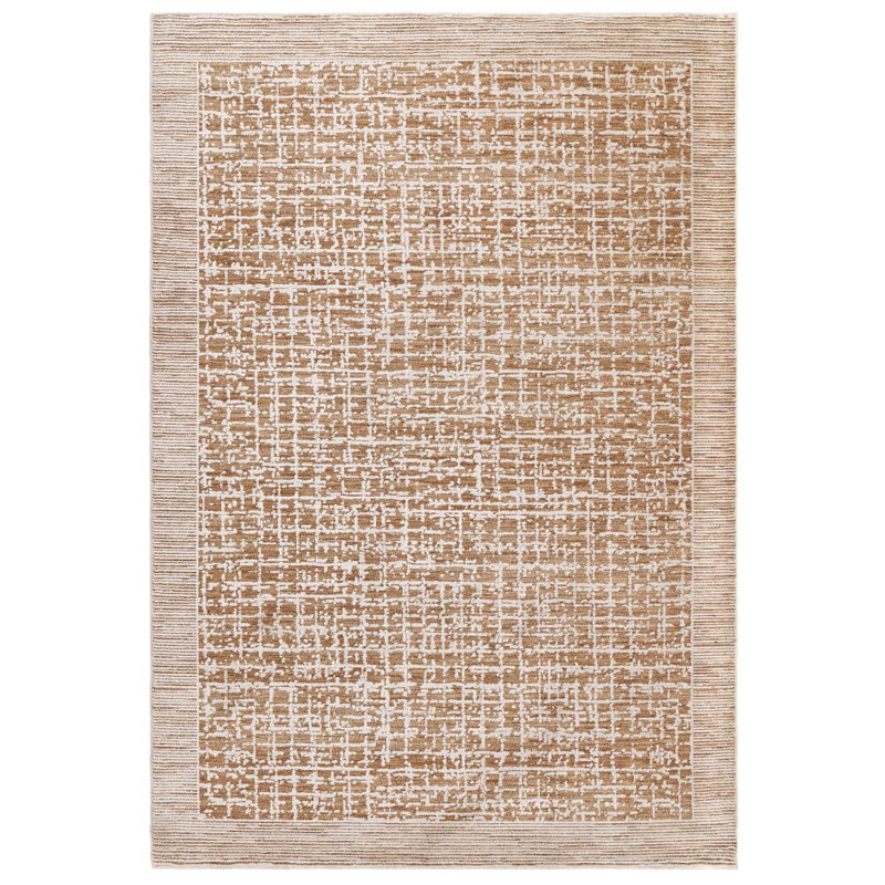 Abstract Area Rug, Rectangle 240 x 340 cm, Beige