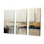 «Abstract Black Beige Road Collage», ensemble d'art sur toile-107745441-107745444