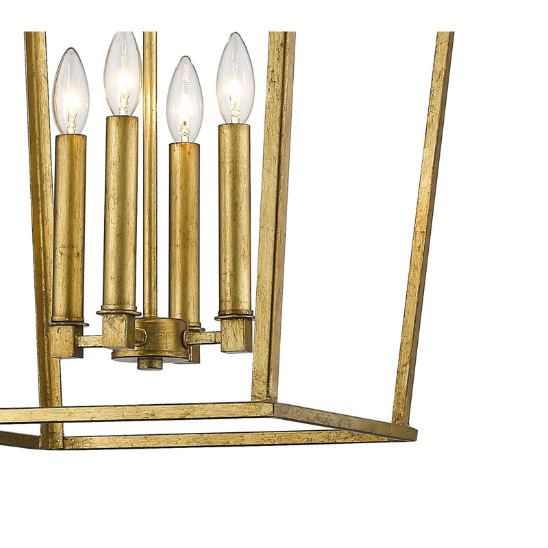 Lustre géométrique à 4 lumières Desirae