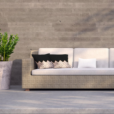 Indoor / Outdoor Chevron Square Throw Cushion