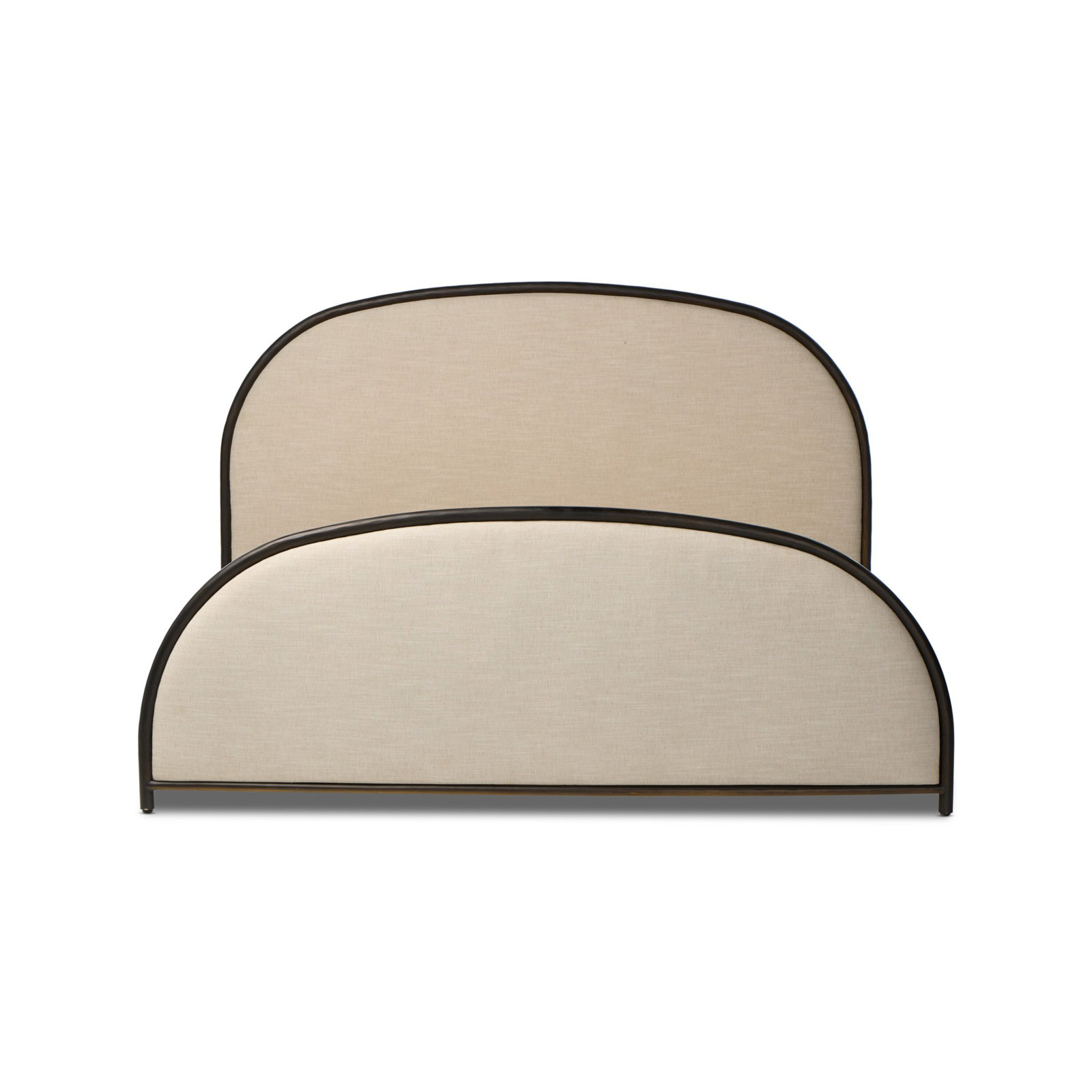 Linen Upholstered Bed, Queen