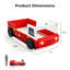 Lit voiture simple Gisa par Zoomie Kids