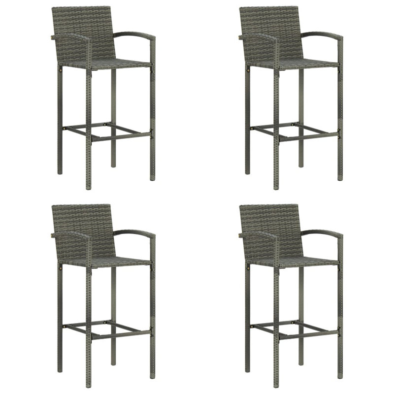 Counter Stool, Gray, 4