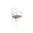 3 Piece Patio Bistro Set Cast Aluminum Bistro Table And Chairs Set Of 2 With Umbrella Hole,All Weather Metal Bistro Table Set,Outdoor Patio Furniture Set For Garden With Cushion White-1054663613