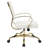 Naudain Leather Office Chair – Modern Executive Swivel Task Chair with Wheels, Adjustable Height & Padded Arms for Desk or Conference Room-53751974