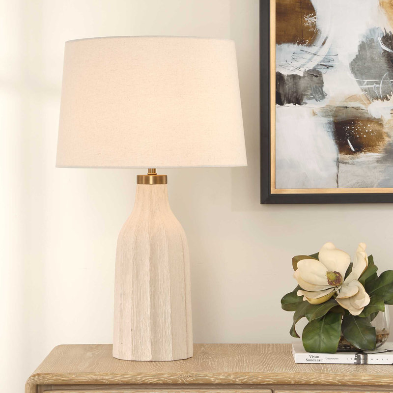 Uttermost Maddox Textured Off White Table Lamp